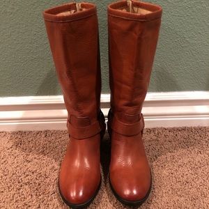 Kids' FRYE Philip Harness Tall Boots, Like NEW!